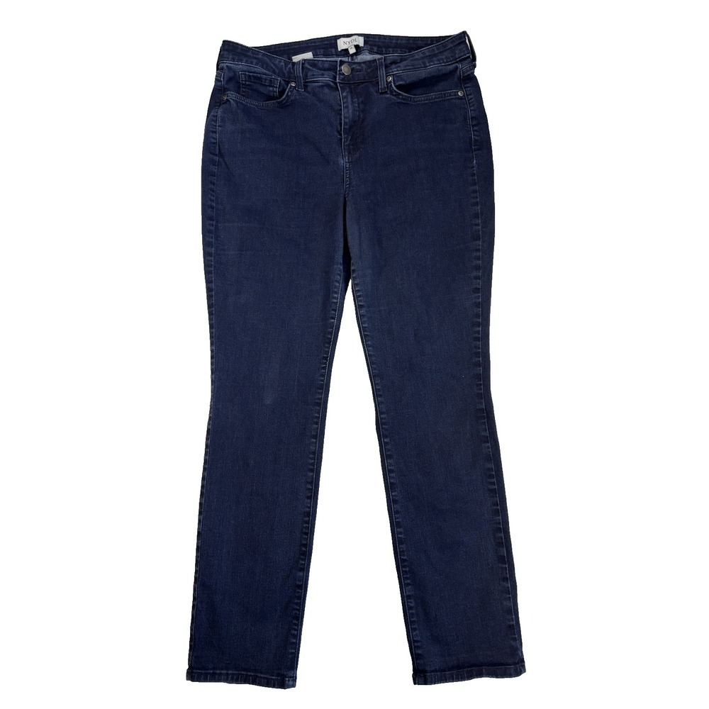 NYDJ Women's‎ 14 Dark Wash Classic Everyday Capsule Jeans Sexy Slimming Baddie